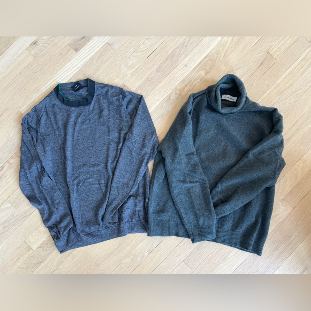 PS Paul Smith Charcoal Gray Crewneck Sweater